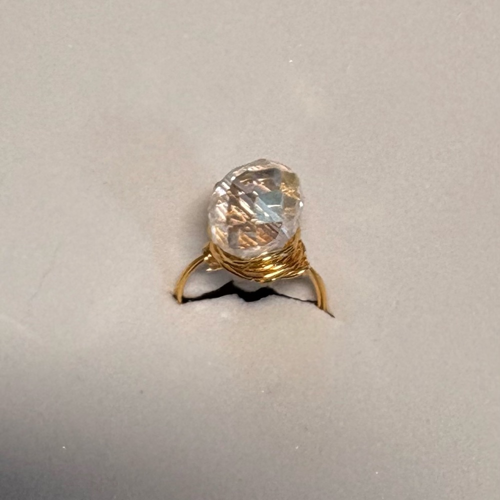 Elegant Gold and Silver Women's Ring